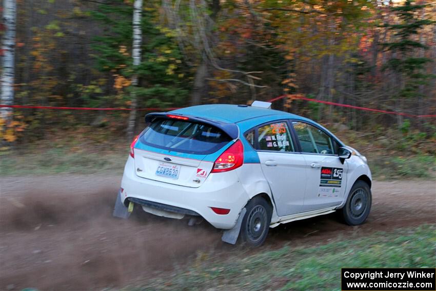 Gary Klein / Morgan Engle Ford Fiesta R2 on SS5, Far Point I.