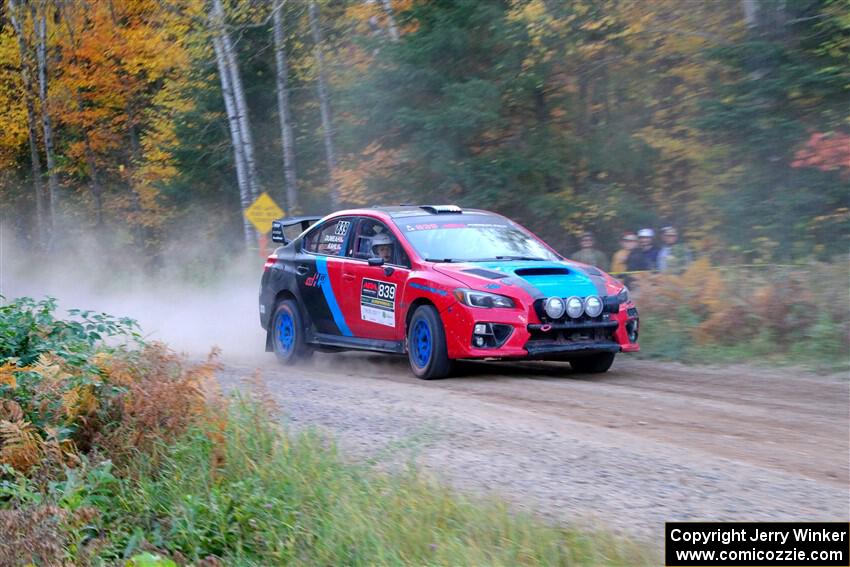 Kevin Kahl / Cray Dumeah Subaru WRX on SS5, Far Point I.