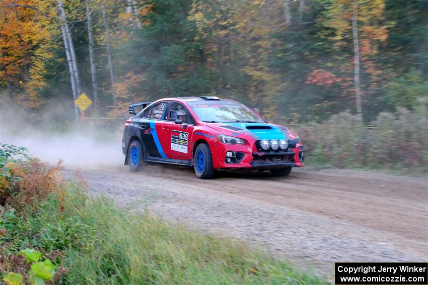 Kevin Kahl / Cray Dumeah Subaru WRX on SS5, Far Point I.