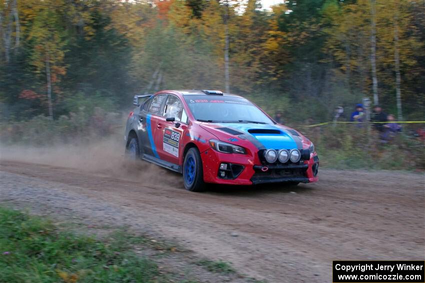 Kevin Kahl / Cray Dumeah Subaru WRX on SS5, Far Point I.