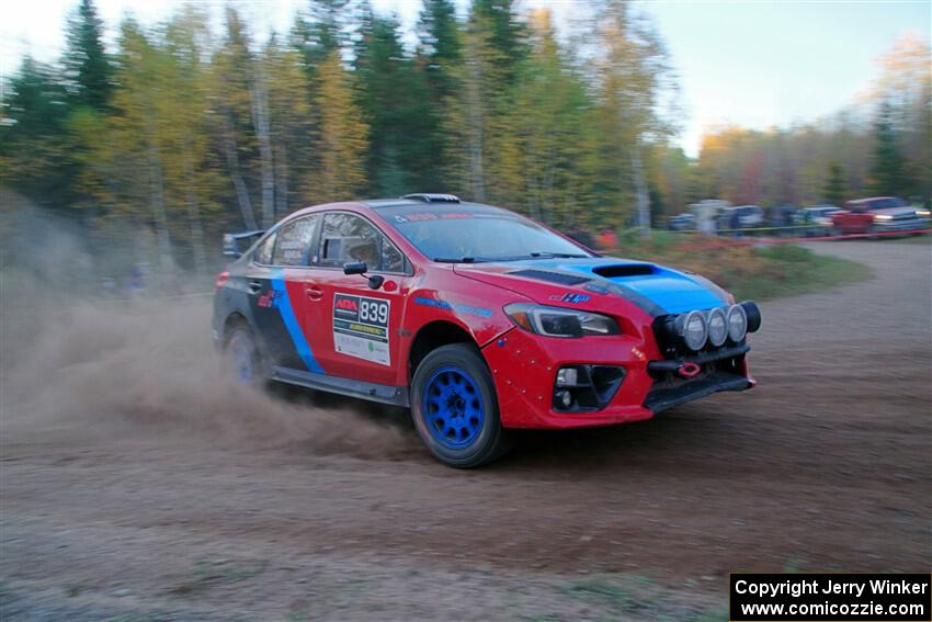 Kevin Kahl / Cray Dumeah Subaru WRX on SS5, Far Point I.