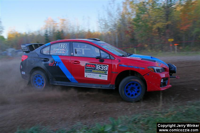 Kevin Kahl / Cray Dumeah Subaru WRX on SS5, Far Point I.