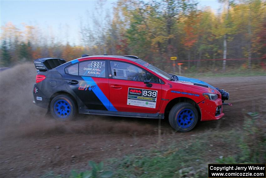 Kevin Kahl / Cray Dumeah Subaru WRX on SS5, Far Point I.