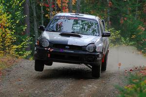 John Farrow / Michael Farrow Subaru WRX on SS10, Al's Playground II.