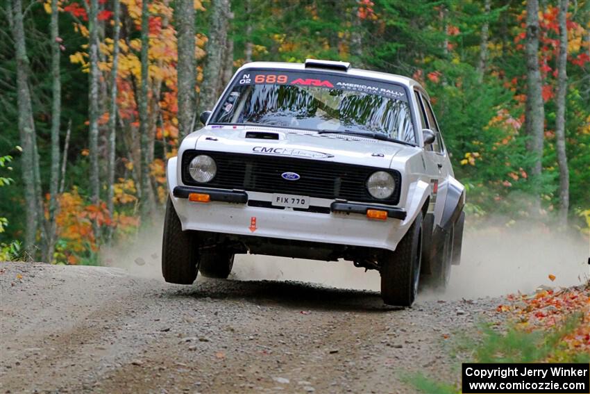 Ryan Booth / Nick Dobbs Ford Escort Mk II on SS10, Al's Playground II.