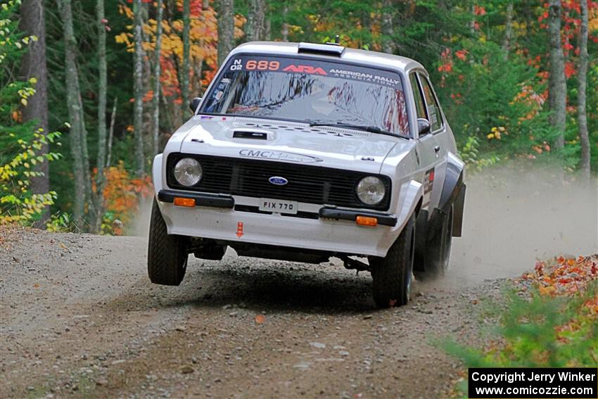 Ryan Booth / Nick Dobbs Ford Escort Mk II on SS10, Al's Playground II.