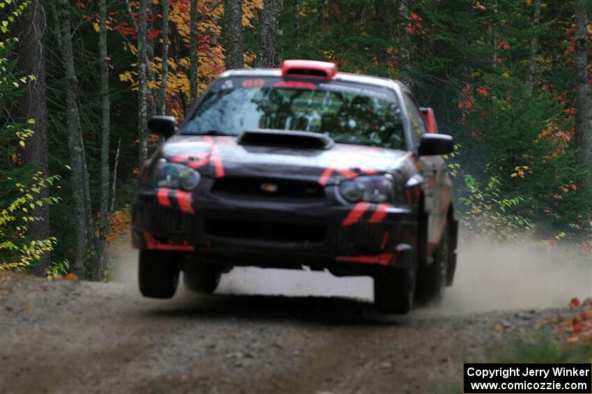 Gabe Jacobsohn / Jason Hack Subaru WRX STi on SS10, Al's Playground II.