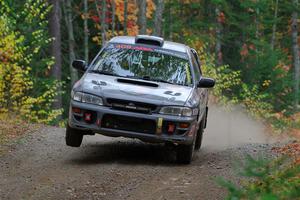 Dylan Gondyke / Zach Stewart Subaru Impreza on SS10, Al's Playground II.