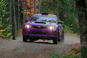 Silas Himes / Aleut Hatfield Subaru WRX STi on SS10, Al's Playground II.