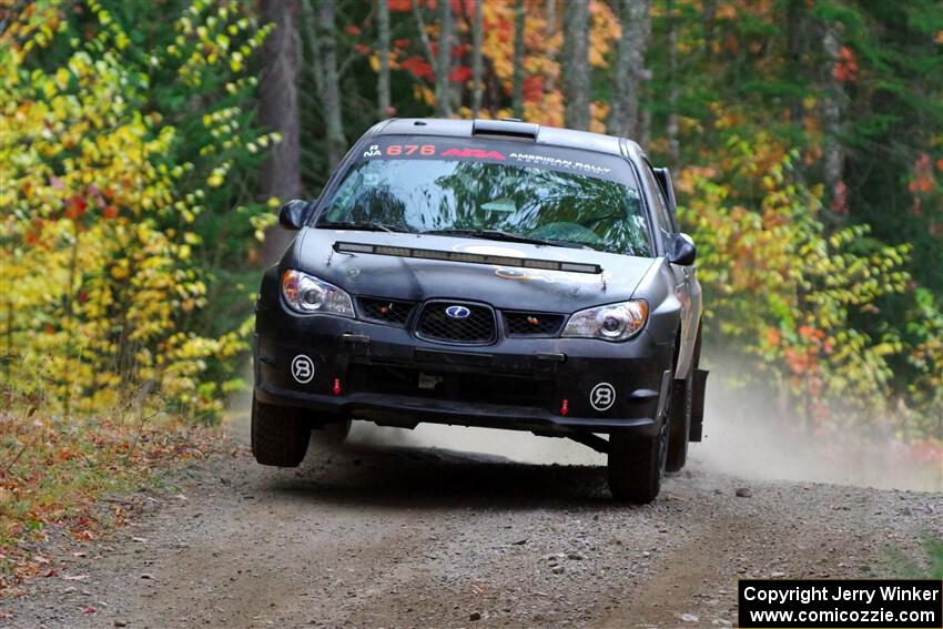 Sam Jacques / Kyle Cooper Subaru Impreza on SS10, Al's Playground II.