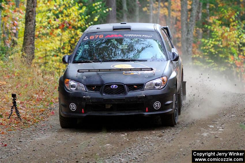 Sam Jacques / Kyle Cooper Subaru Impreza on SS10, Al's Playground II.