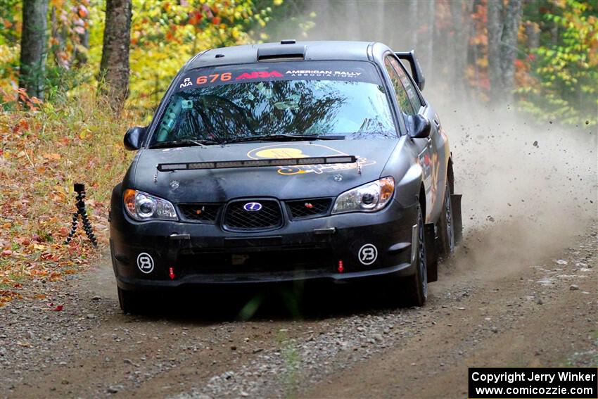 Sam Jacques / Kyle Cooper Subaru Impreza on SS10, Al's Playground II.