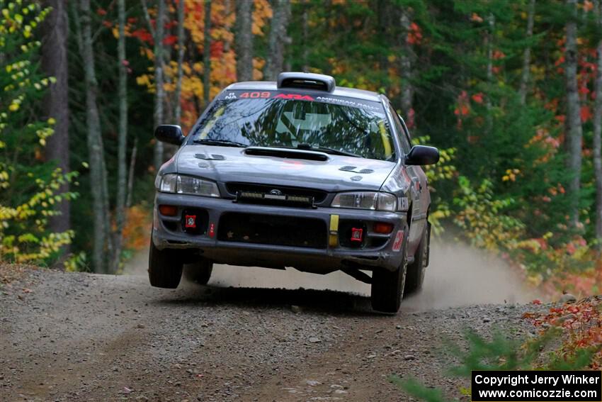 Dylan Gondyke / Zach Stewart Subaru Impreza on SS10, Al's Playground II.