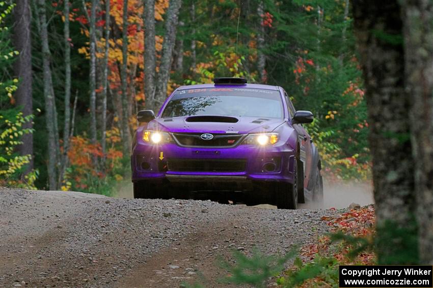 Silas Himes / Aleut Hatfield Subaru WRX STi on SS10, Al's Playground II.