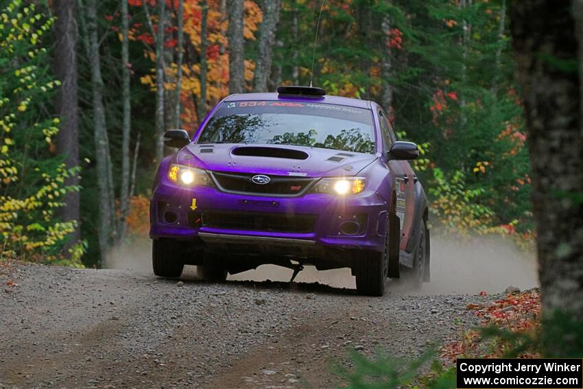 Silas Himes / Aleut Hatfield Subaru WRX STi on SS10, Al's Playground II.