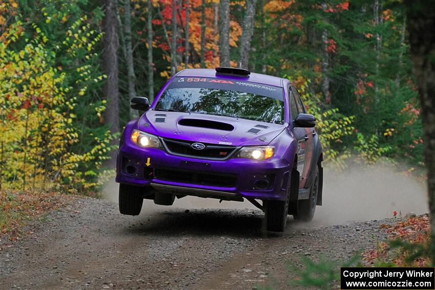 Silas Himes / Aleut Hatfield Subaru WRX STi on SS10, Al's Playground II.