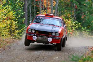 Mike Hurst / Randall Short Ford Capri on SS10, Al's Playground II.