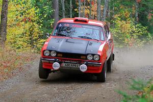 Mike Hurst / Randall Short Ford Capri on SS10, Al's Playground II.