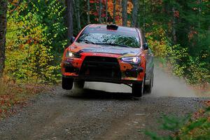 Sumit Panjabi / Zack Goldstein Mitsubishi Lancer Evo X on SS10, Al's Playground II.