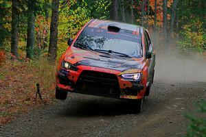 Sumit Panjabi / Zack Goldstein Mitsubishi Lancer Evo X on SS10, Al's Playground II.