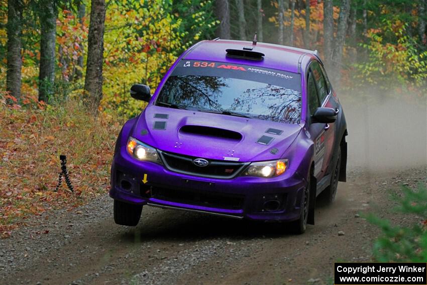 Silas Himes / Aleut Hatfield Subaru WRX STi on SS10, Al's Playground II.