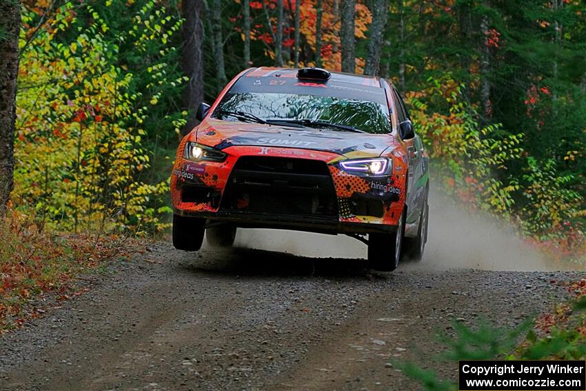 Sumit Panjabi / Zack Goldstein Mitsubishi Lancer Evo X on SS10, Al's Playground II.