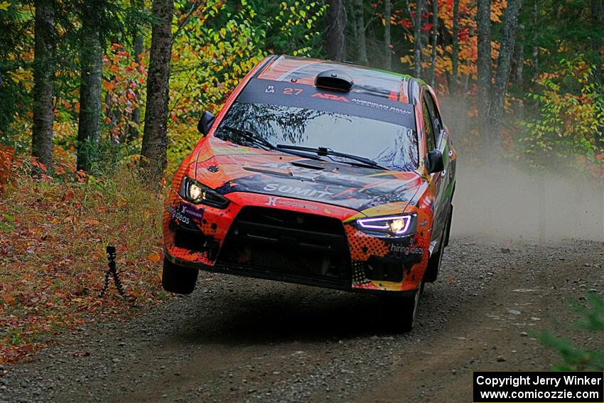 Sumit Panjabi / Zack Goldstein Mitsubishi Lancer Evo X on SS10, Al's Playground II.