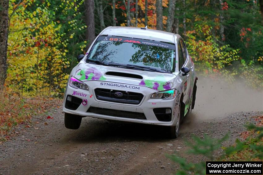 Jamey Randall / Andrew Rausch Subaru WRX on SS10, Al's Playground II.