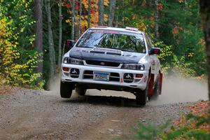 Aidan Hicks / John Hicks Subaru Impreza Wagon on SS10, Al's Playground II.