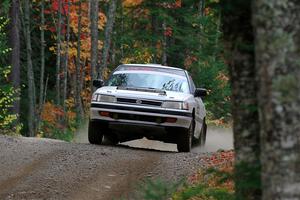 Nathan Coulter / Bryce Proseus Subaru Legacy on SS10, Al's Playground II.