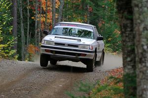 Nathan Coulter / Bryce Proseus Subaru Legacy on SS10, Al's Playground II.