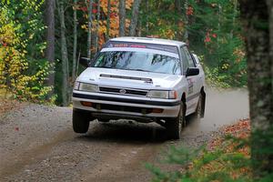 Nathan Coulter / Bryce Proseus Subaru Legacy on SS10, Al's Playground II.