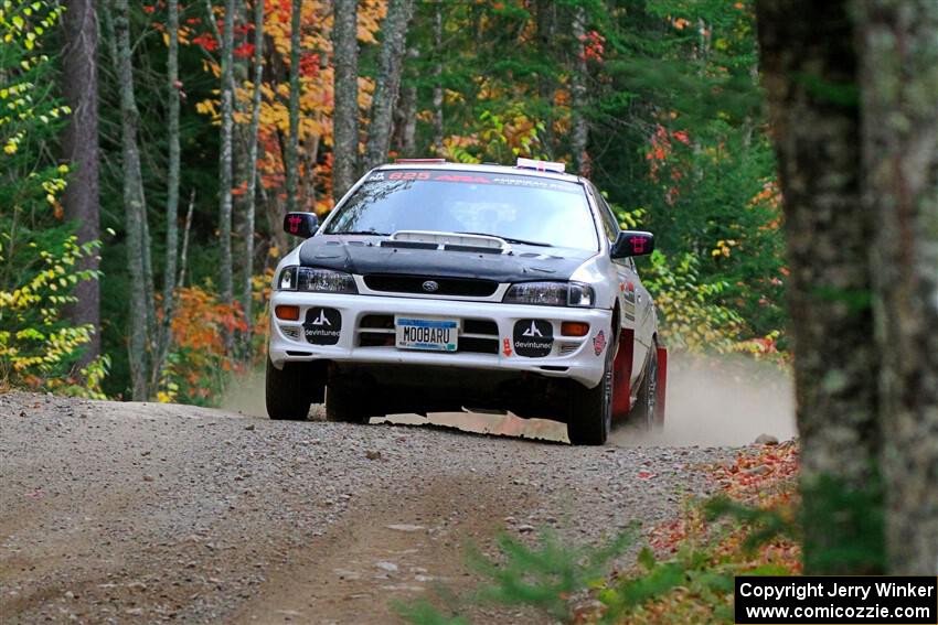 Aidan Hicks / John Hicks Subaru Impreza Wagon on SS10, Al's Playground II.