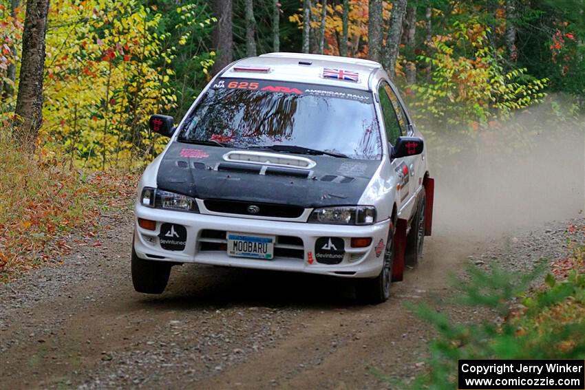 Aidan Hicks / John Hicks Subaru Impreza Wagon on SS10, Al's Playground II.