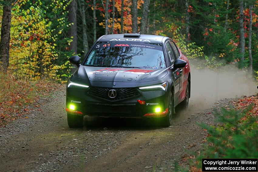 Chris Sladek / Weston Davis Acura Integra on SS10, Al's Playground II.