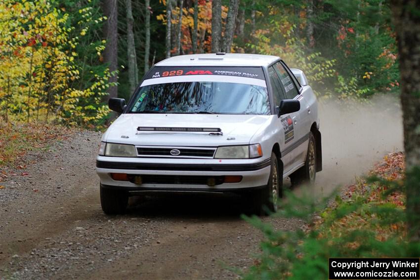 Nathan Coulter / Bryce Proseus Subaru Legacy on SS10, Al's Playground II.