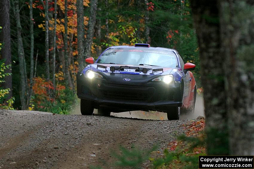 Santiago Iglesias / R.J. Kassel Subaru BRZ on SS10, Al's Playground II.