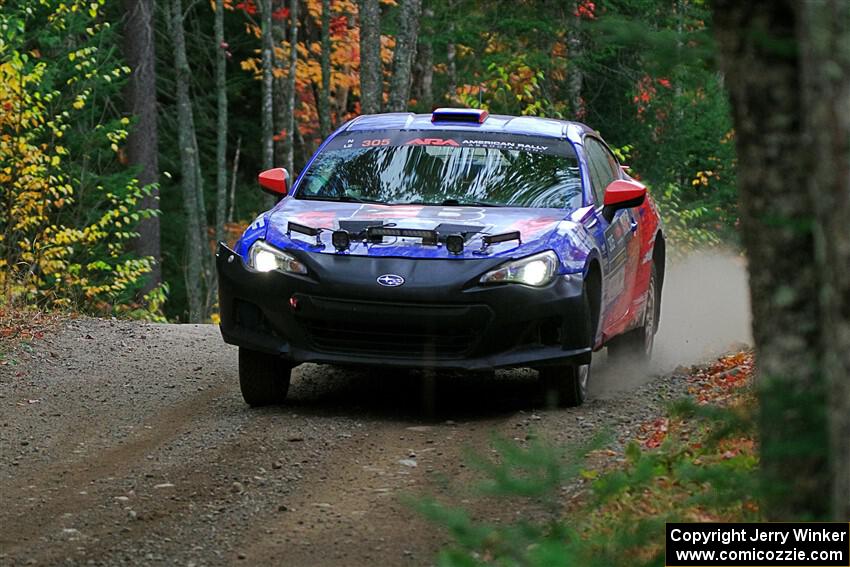 Santiago Iglesias / R.J. Kassel Subaru BRZ on SS10, Al's Playground II.