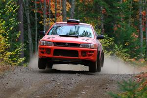 Travis Mattonen / Anikka Nykanen Subaru Impreza on SS10, Al's Playground II.