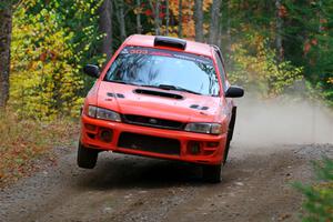 Travis Mattonen / Anikka Nykanen Subaru Impreza on SS10, Al's Playground II.