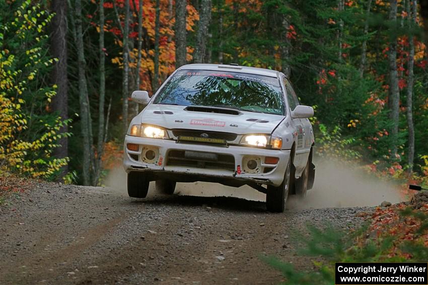 Andrew Williamson / Julia Stewart Subaru Impreza on SS10, Al's Playground II.