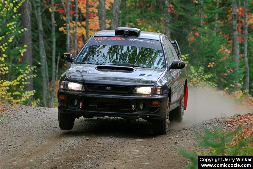 Ryan Pryzbylkowski / Stefan Trajkov Subaru Impreza on SS10, Al's Playground II.