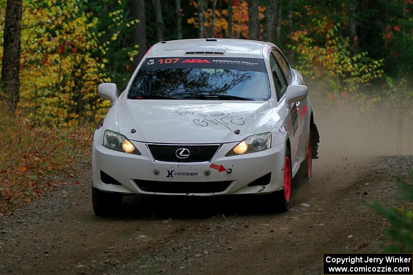 Richo Healey / Michelle Miller Lexus IS250 on SS10, Al's Playground II.