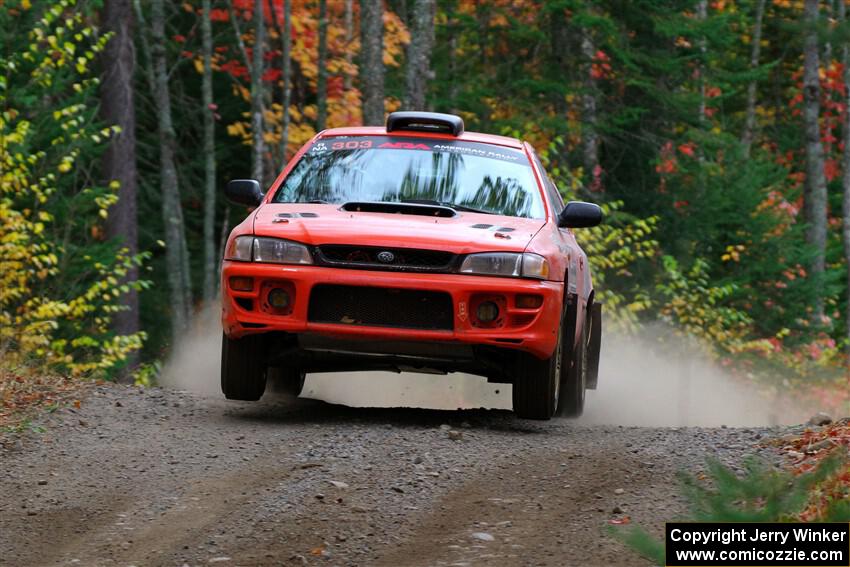 Travis Mattonen / Anikka Nykanen Subaru Impreza on SS10, Al's Playground II.