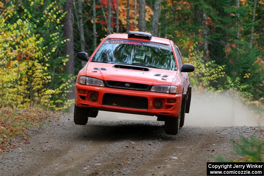 Travis Mattonen / Anikka Nykanen Subaru Impreza on SS10, Al's Playground II.