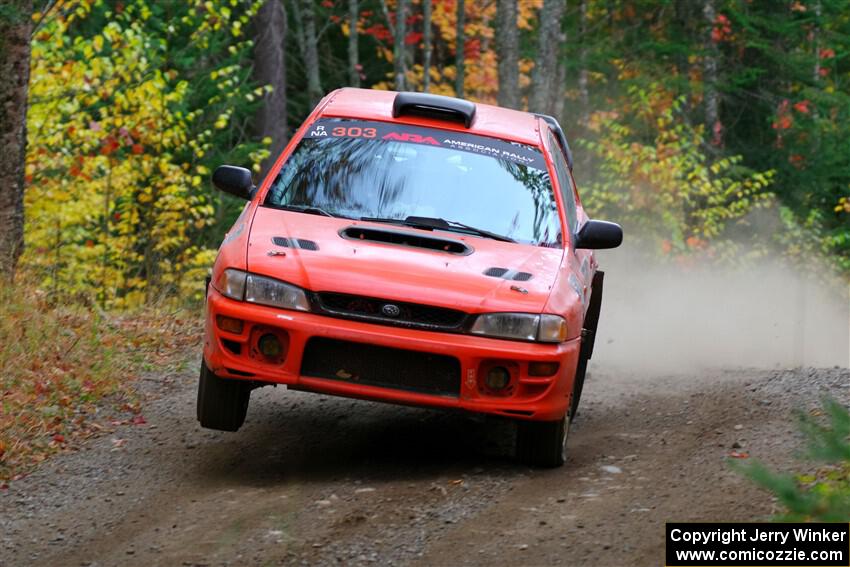 Travis Mattonen / Anikka Nykanen Subaru Impreza on SS10, Al's Playground II.