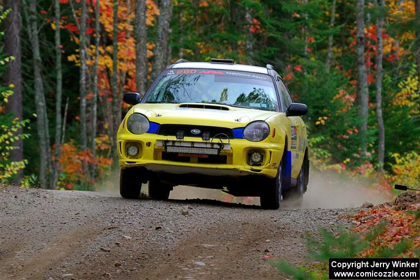 Greg Healey / Cindy Krolikowski Subaru Impeza Outback Sport on SS10, Al's Playground II.