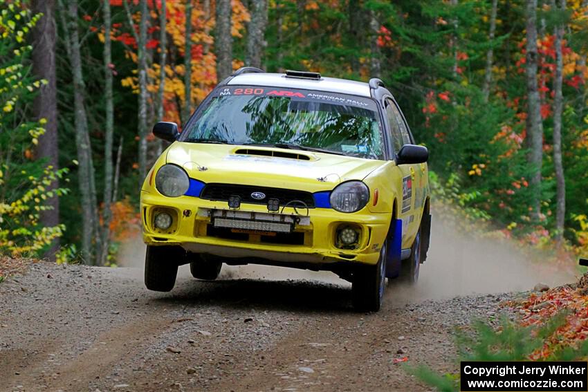 Greg Healey / Cindy Krolikowski Subaru Impeza Outback Sport on SS10, Al's Playground II.