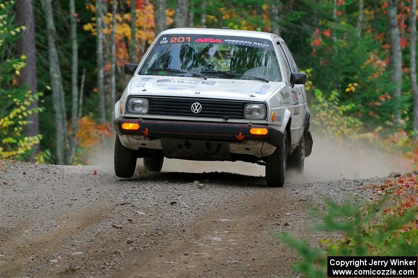 Adam VanDamme / Andrew Herron VW Golf on SS10, Al's Playground II.