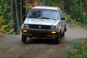 Adam VanDamme / Andrew Herron VW Golf on SS10, Al's Playground II.